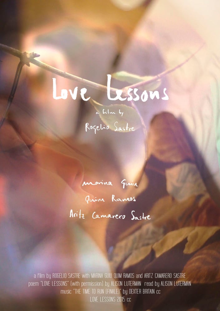 «Love Lessons»  (shortfilm by Rogelio Sastre).