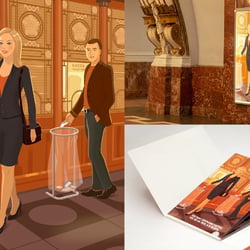 Illustrations for the Saint Petersburg Metro Anniversary:“The Metro’s Unwritten Rules”