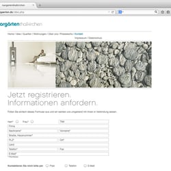 Projekt: Isargärten Thalkirchen, Website • Agentur: Hello AG