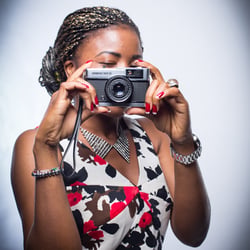 Young refugee from Nigeria photographed in Munich, Germany