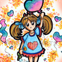 Ballon Chibi, 12×12cm