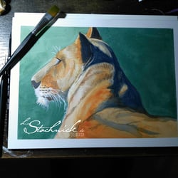 Fellstudie 21 × 30 cm