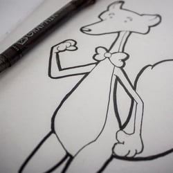 Gentleman Fox—Original Sketch