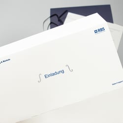RBS – Royal Bank of Scotland – Einladungskarte