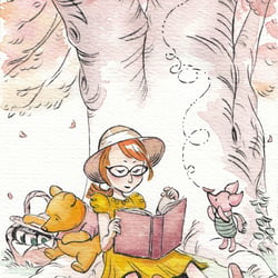 Illustration im Winnie Puuh Stil