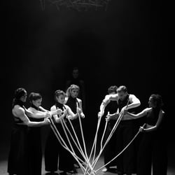 Tänzerinnen und Tänzer des Balletts Halle