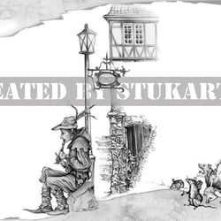 Buch Layout & Illustration. Tusche, Photoshop, In Design CS6