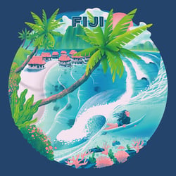 Travel Illustration Series – Fiji