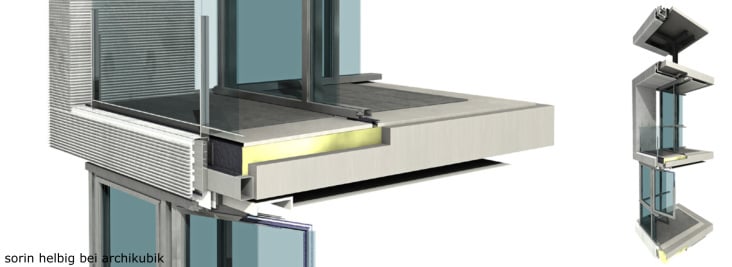 Detail Technischer Fassadenschnitt