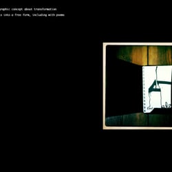Fotografisch-Literarische Umsetzung einer Transformation. Äste, Zweige, Rinden werden zu einer FreienForm.