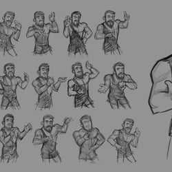 Innobert – pose ideas & sketch