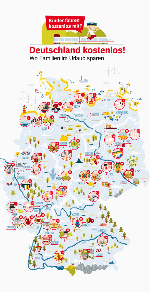 DB AG – Infoillustration – Deutschland kostenlos für Kinder