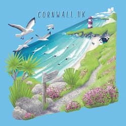 Travel Illustration Series – Cornwall, UK