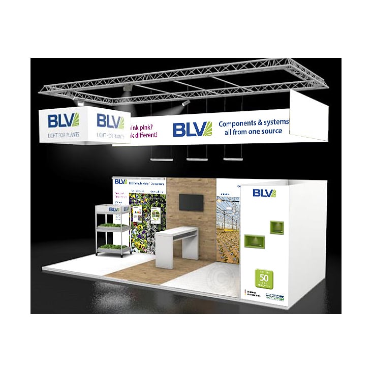 Messestand, BLV Licht- und Vakuumtechnik