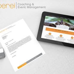 Logo, Geschäftspapiere, Webdesign für weberei | Coaching & Event Management