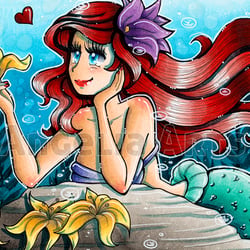Arielle. DIN A6