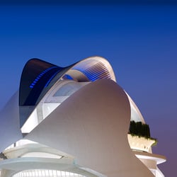 The city of Arts and Sciences of Valencia, Spain
