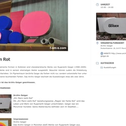f-om-s.de – Event-Detailseite mit Infos und Impressionen