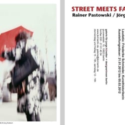 Einladungskarte „Street meets Fashion“ (Vorder- und Rückseite)