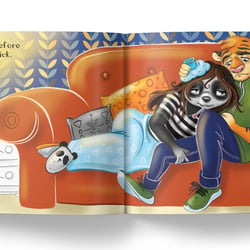 Digitale Zeichnungen, Illustrationen für Kinderbuch