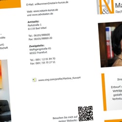 Faltblattgestaltung
