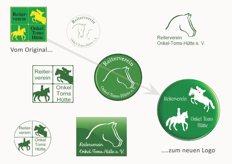 Redesign eines Logos: Gestaltung von Entwürfen, Auswahl per Umfrage, Enddesign