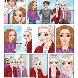 TopModel Comic | 2von4, 2019, für Depesche