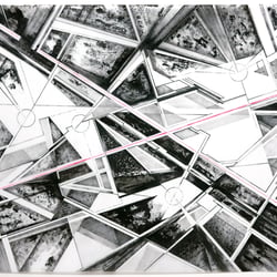 traces in structure | Tusche und Rapidograph auf Polyester Zeichenfolie
