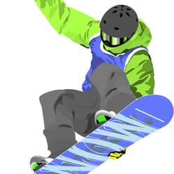 Illustration Snowboard