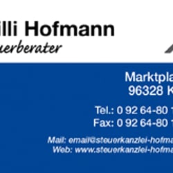 Visitenkarten für Steuerkanzlei Hofmann