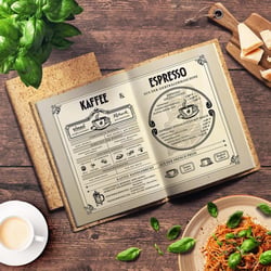 Design Menu for Degginger (Regensburg)