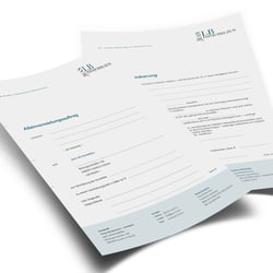 Verschiedene Formulare für Jean LB Immobilien