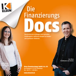 kreative Anzeige eines Kreditfinanzierers
