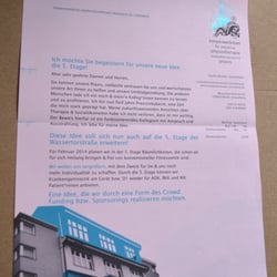 Kundenbrief für Fundingprojekt der Körperwerkstatt Kreuzberg