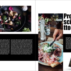 Layout Food Magazin – InDesign