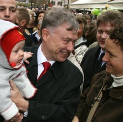 Bundespräsident Horst Köhler bei seinem Besuch in Zweibrücken