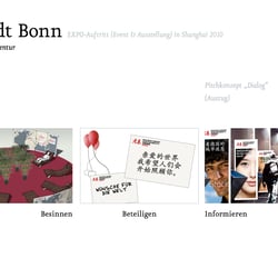 Stadt Bonn – EXPO-Auftritt Shanghai