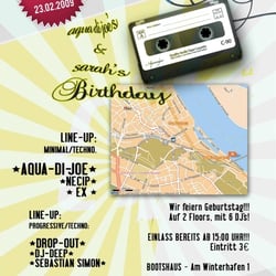 Rosenmontag Flyer (Rückseite) – Bootshaus Mainz