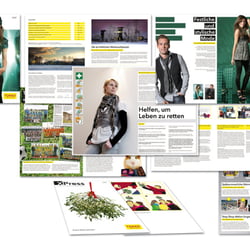 TAKKO X-PRESS 01/2010 Layout, Konzeptentwicklung und Art Direktion der Mitarbeiterzeitung.