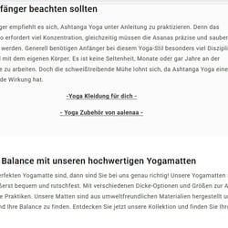 Ashtanga Yoga für Anfänger