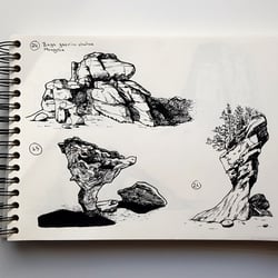 Felsen Studien