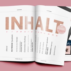 Layout Inhaltsverzeichnis