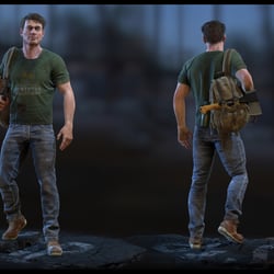 Survivor – realistic realtime character study