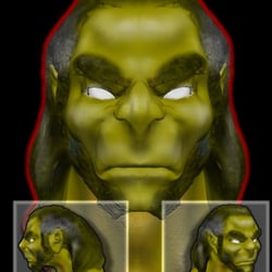 Werwolf-Portrait