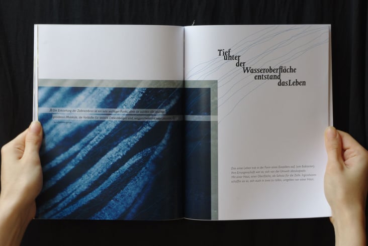 „oberflächlich“ – 20-seitiges Buch zum Thema Oberflächen S.9-10