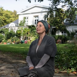 Galeristin Frau Waller Villa Lesmona Bremen für Weser-Kurier