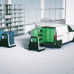 Mercedes Vans (3D Animation)