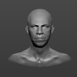 3D Modell von Barack Obama