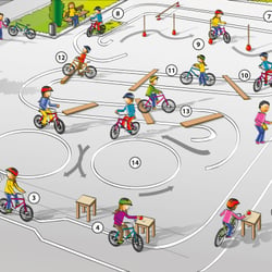 Fahrradparcour Verkehrswacht Bonn
