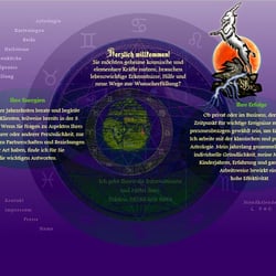 Webseite incl. Logo für Astrologie, Tierheilpraxis, Reiki …